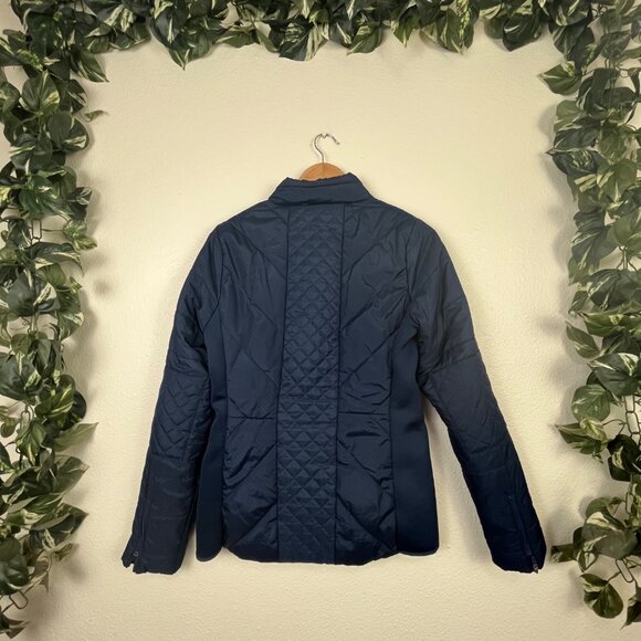 Fabletics Athletic Sedona Quilted Full Zip Jacket Blue Women’s Size M - Picture 2 of 8
